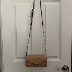 Nude Dressy Crossbody Purse